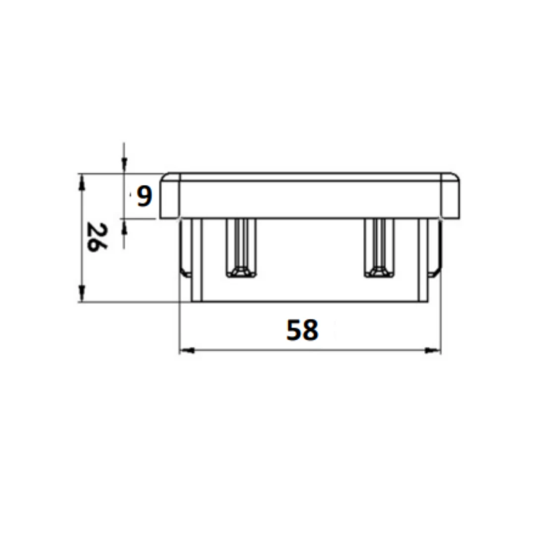 60x60 PROFİL KAPAĞI
