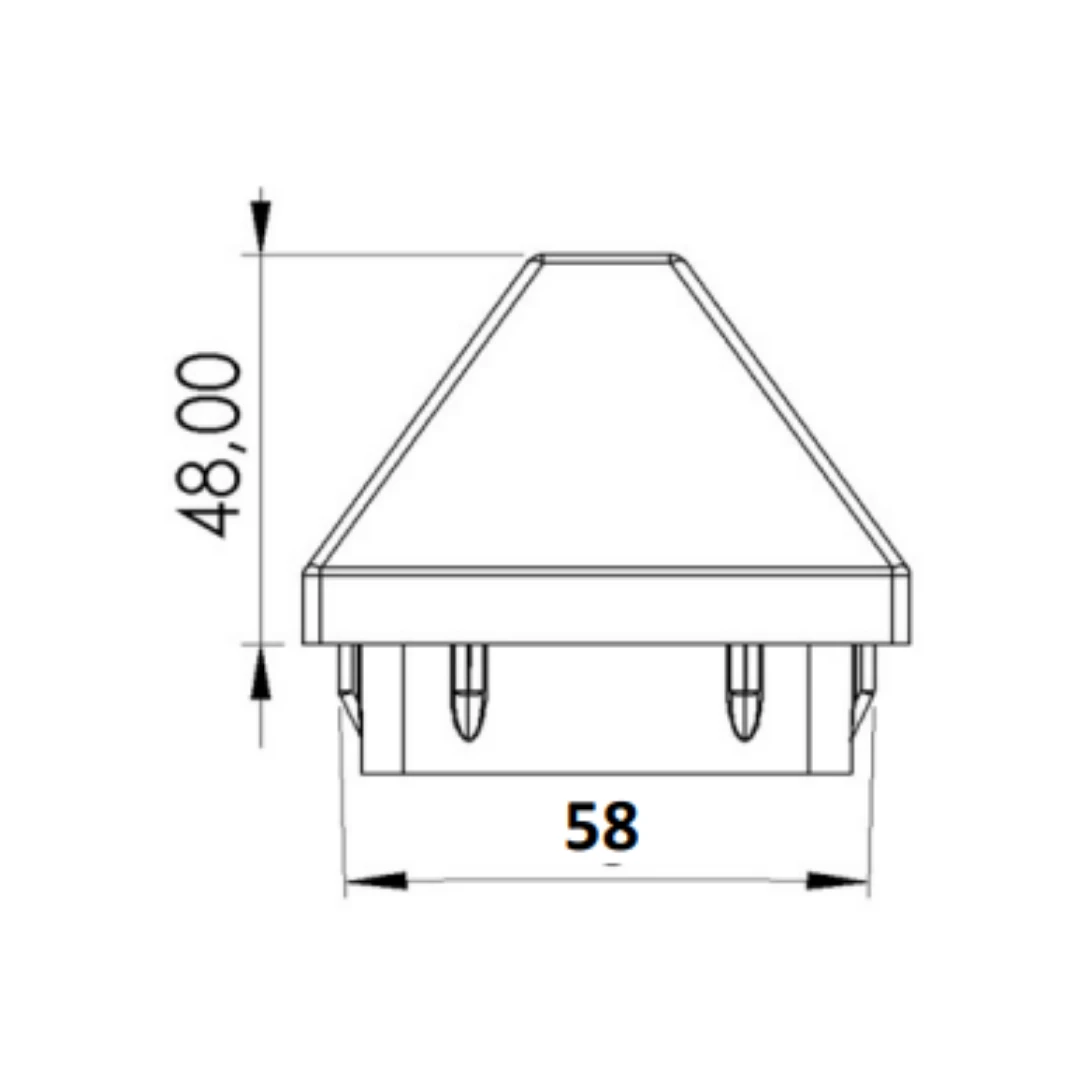 60X60 TAM PİRAMİT KAPAK