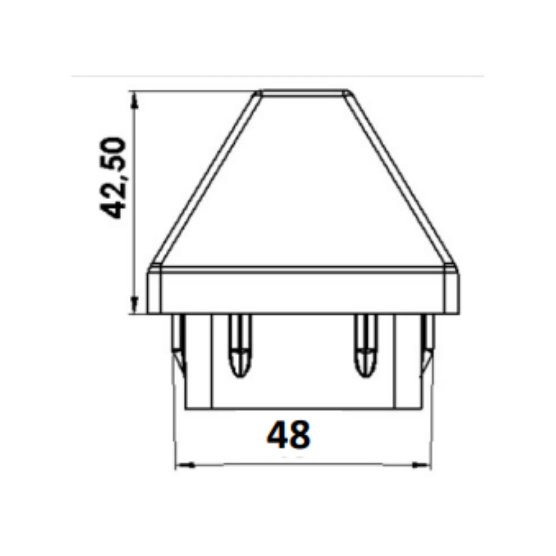 50X50 TAM PİRAMİT KAPAK