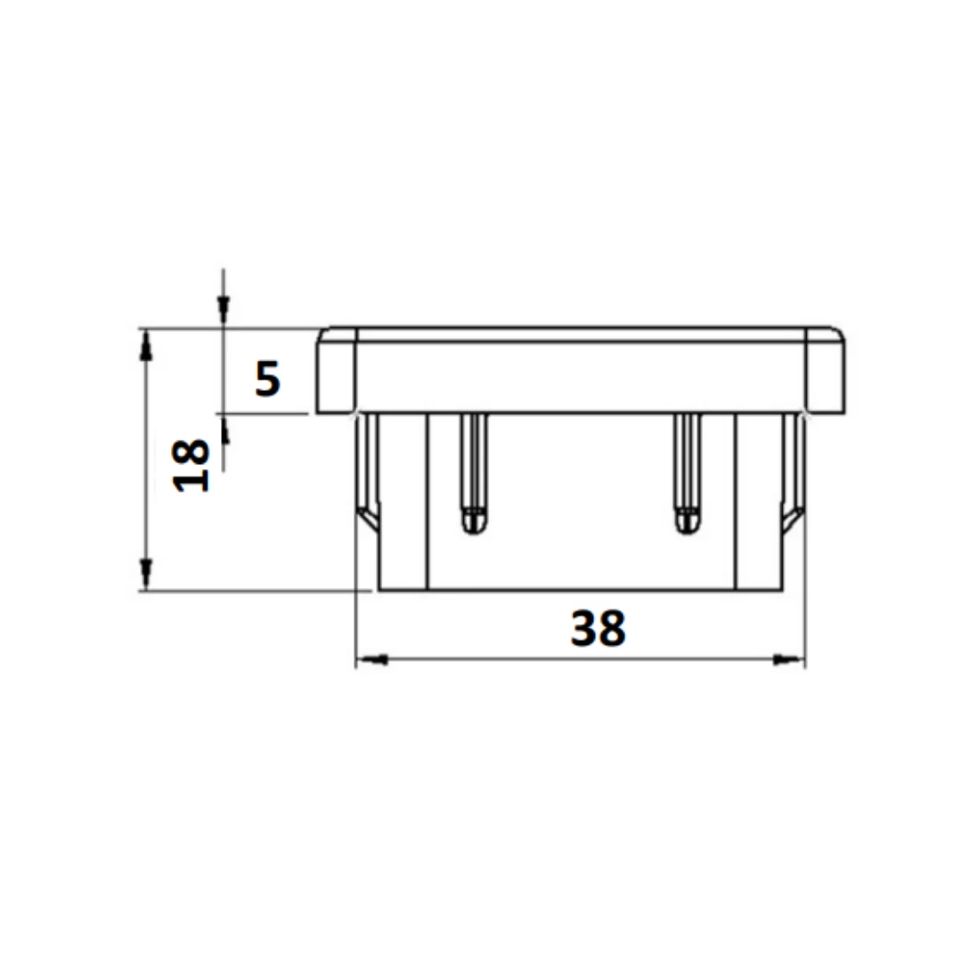 40X40 PROFİL KAPAĞI