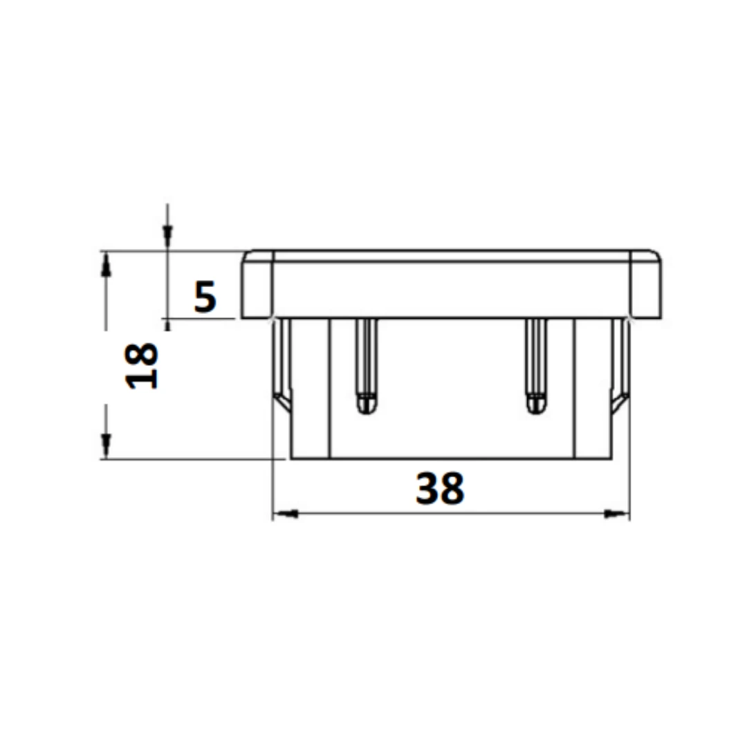 40X40 PROFİL KAPAĞI